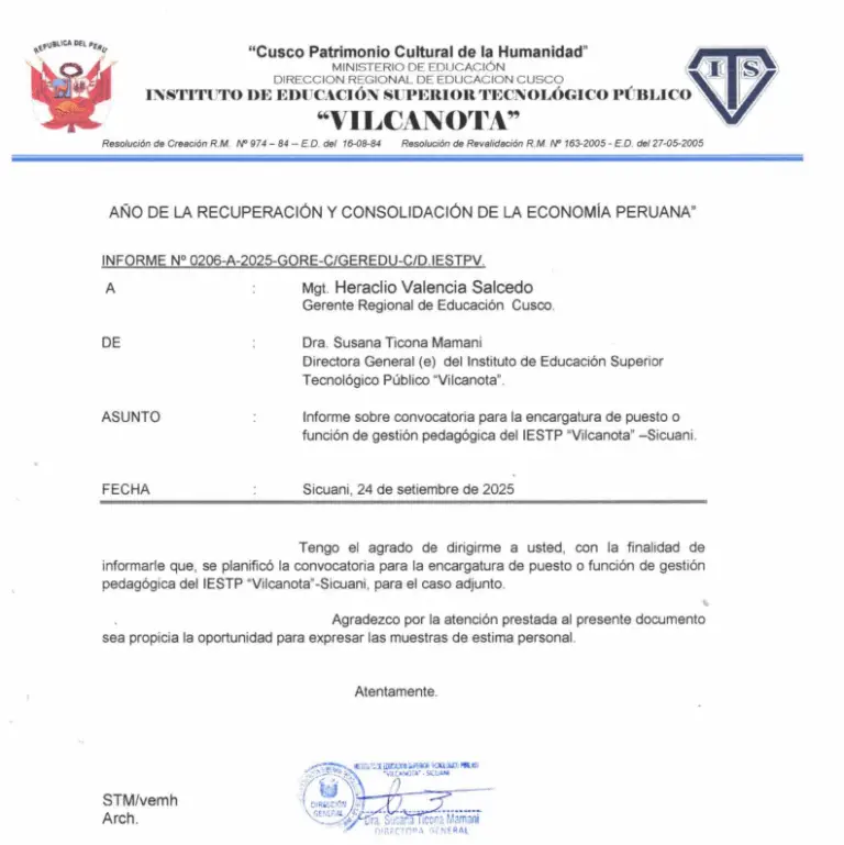 convocatoria puestos de gestion